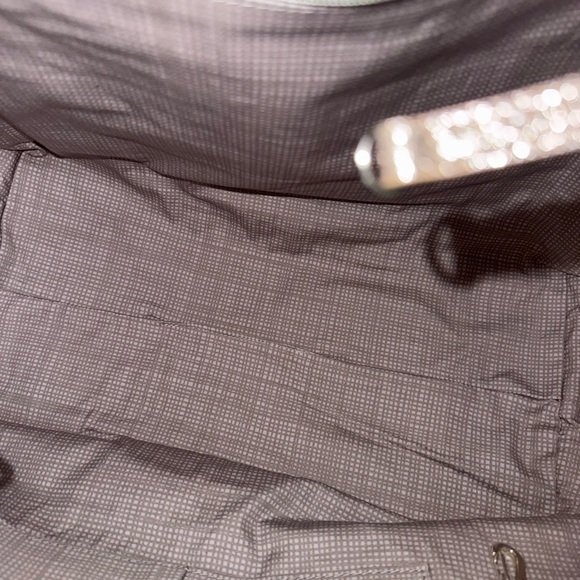 Brighton Tan and Gold Embellished Tote with suede dusty - Picture 7 of 12